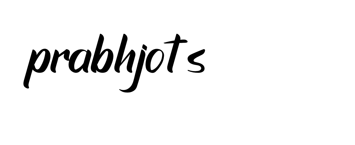 Signature of prabhjot-s