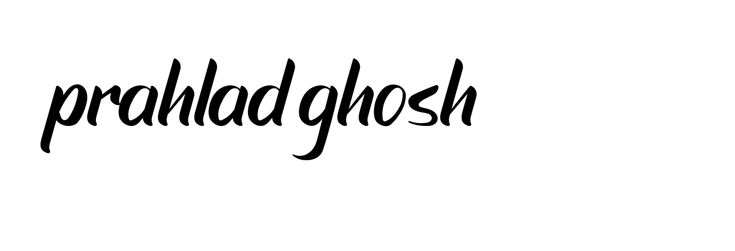 Signature of prahlad-ghosh