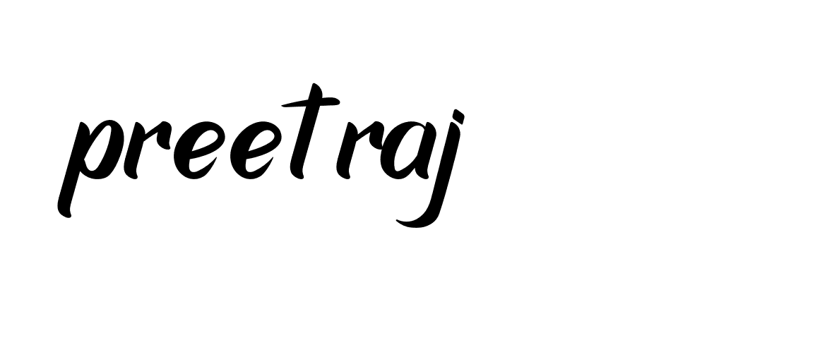 Signature of preet-raj