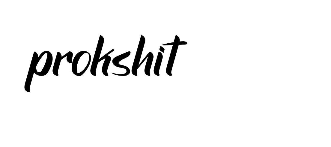 Signature of prokshit