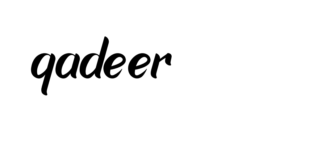 Signature of qadeer