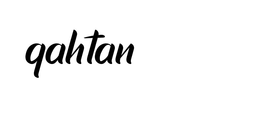 Signature of qahtan