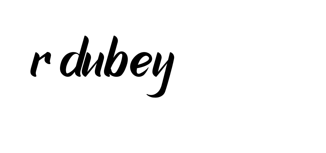 Signature of r-dubey