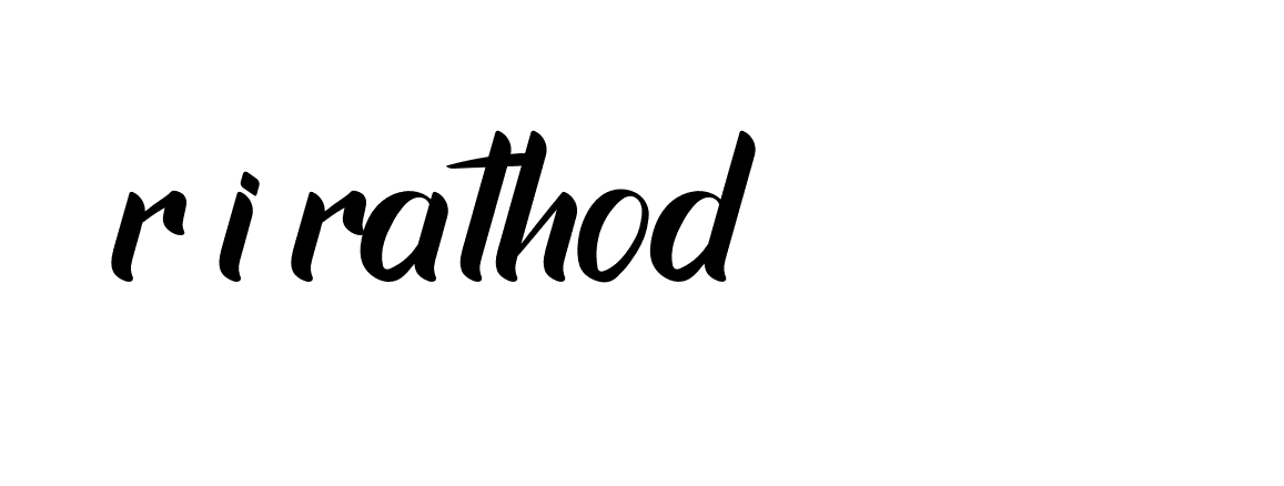 Signature of r-i-rathod