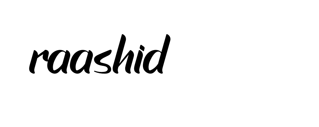 Signature of raashid-