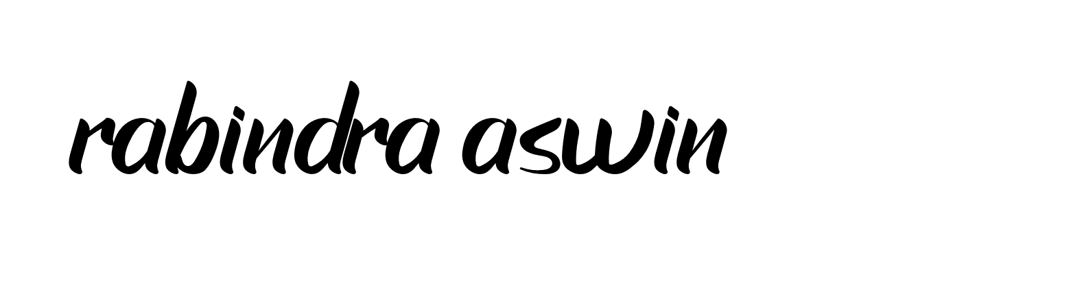 Signature of rabindra-aswin