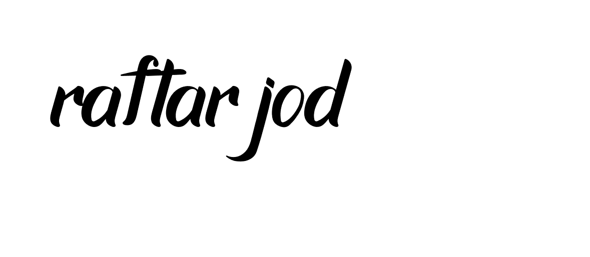 Signature of raftar-jod