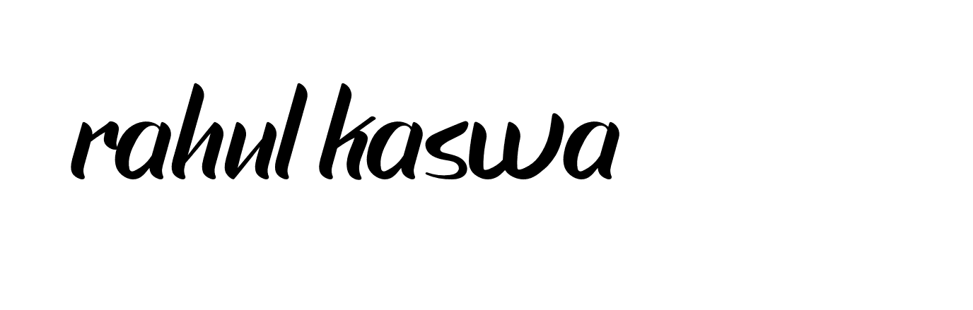 Signature of rahul-kaswa