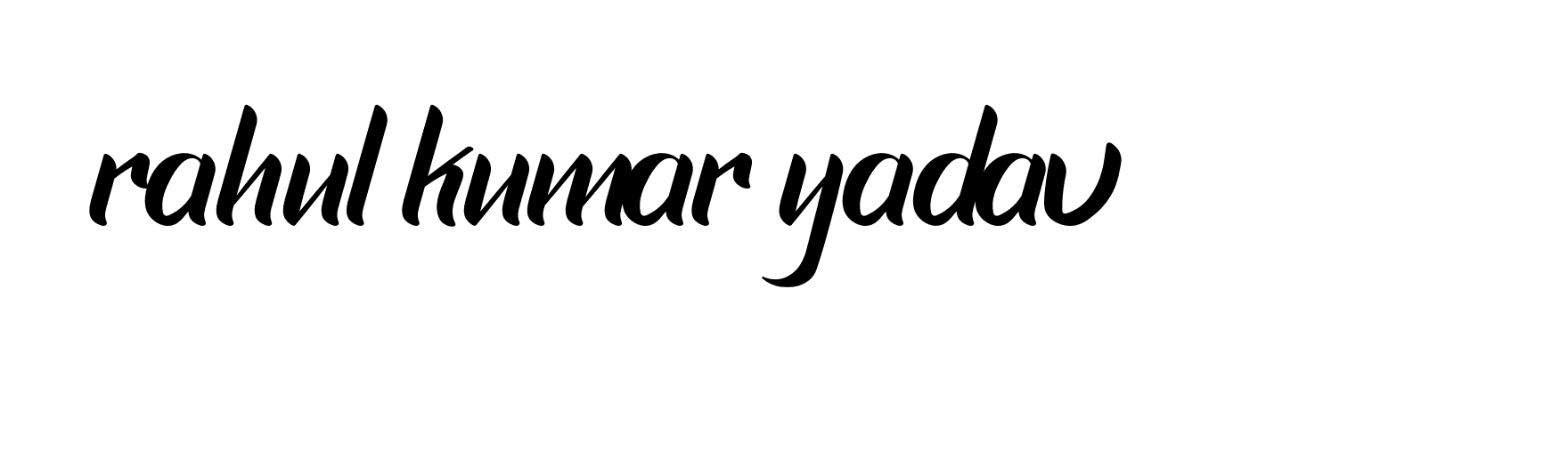 Signature of rahul-kumar-yadav