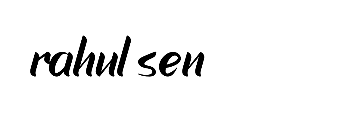 Signature of rahul-sen