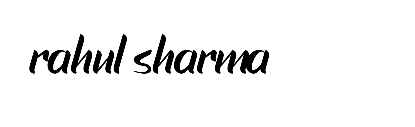 Signature of rahul-sharma