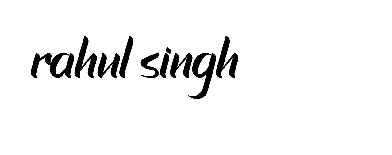 Signature of rahul-singh