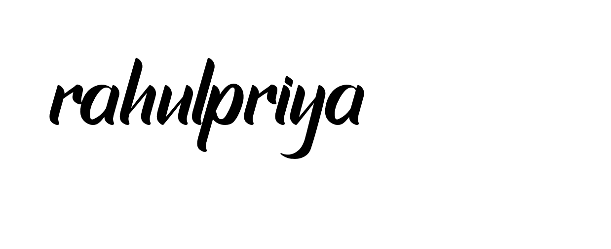 Signature of rahulpriya