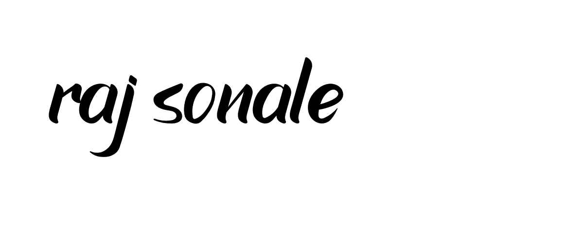 Signature of raj-sonale