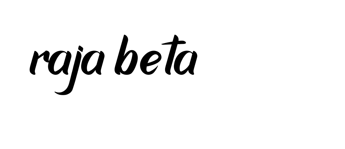 Signature of raja-beta