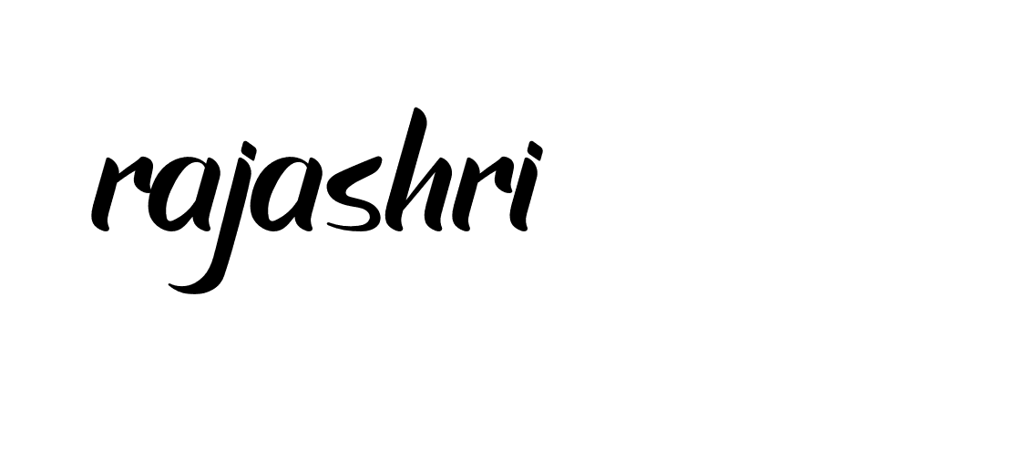 Signature of rajashri-