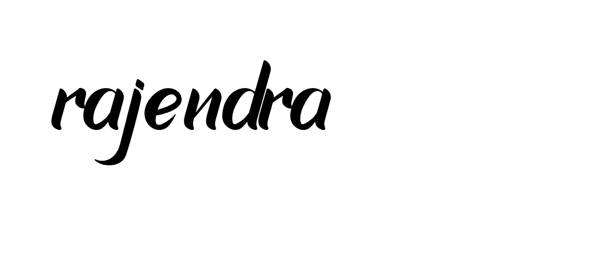 Signature of rajendra-