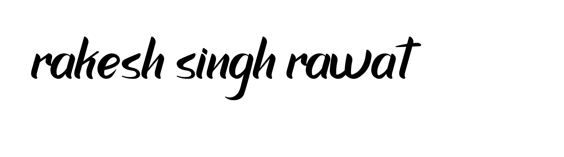 Signature of rakesh-singh-rawat