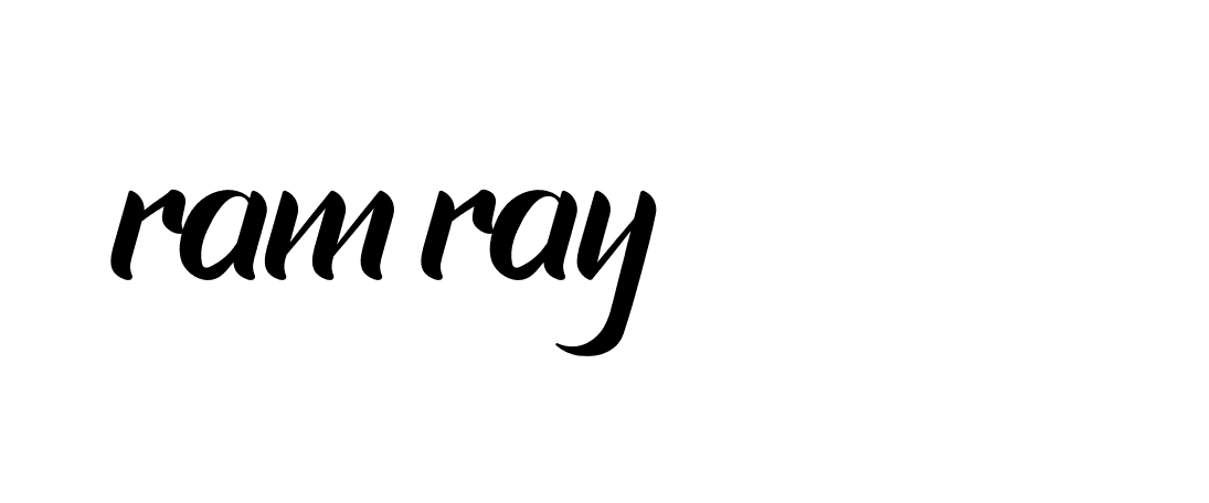 Signature of ram-ray