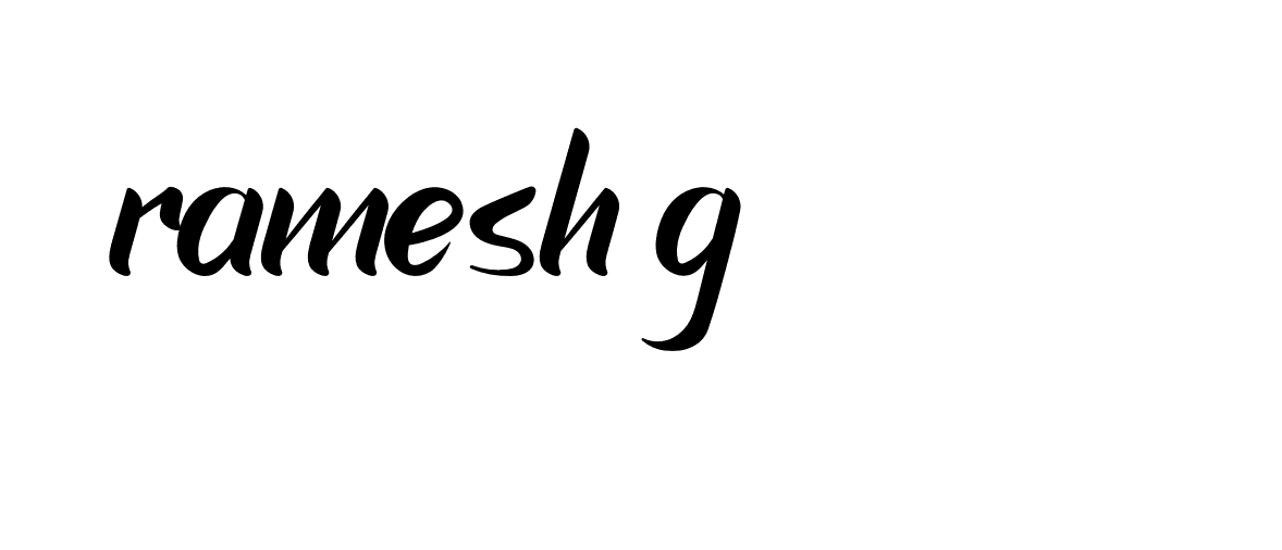 Signature of ramesh-g