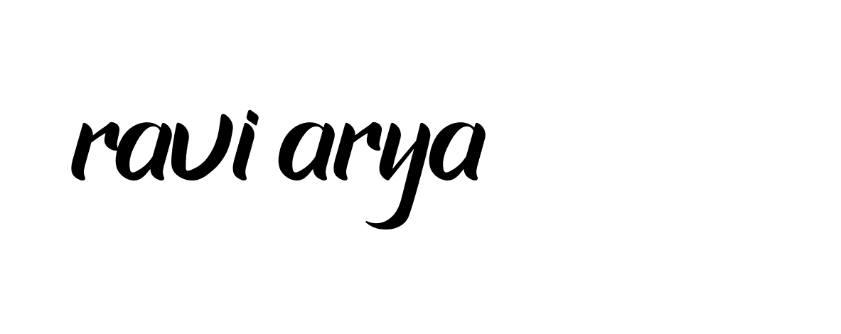 Signature of ravi-arya