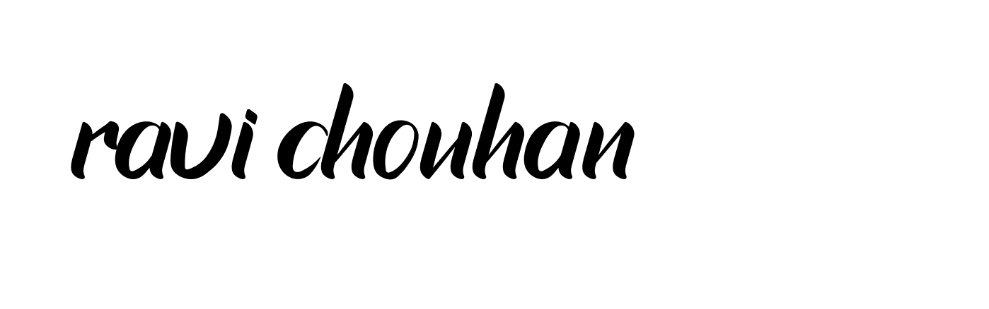 Signature of ravi-chouhan