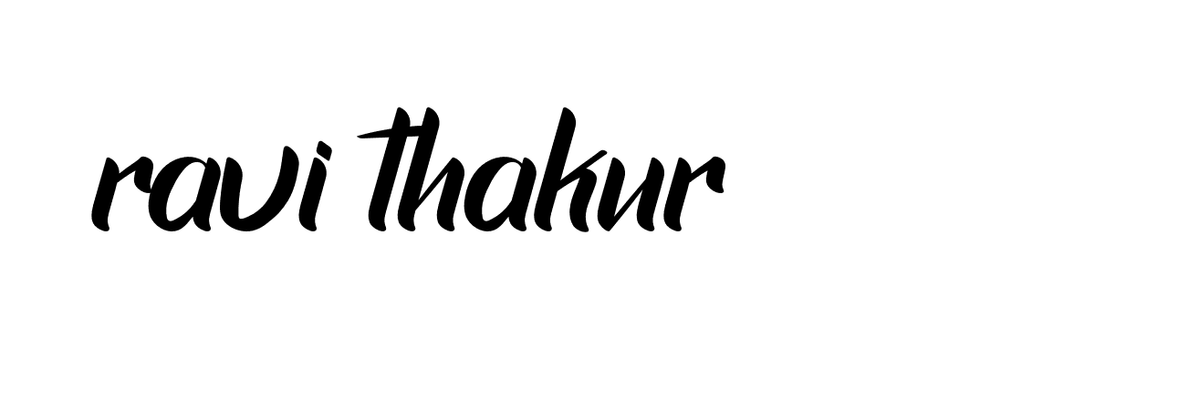 Signature of ravi-thakur