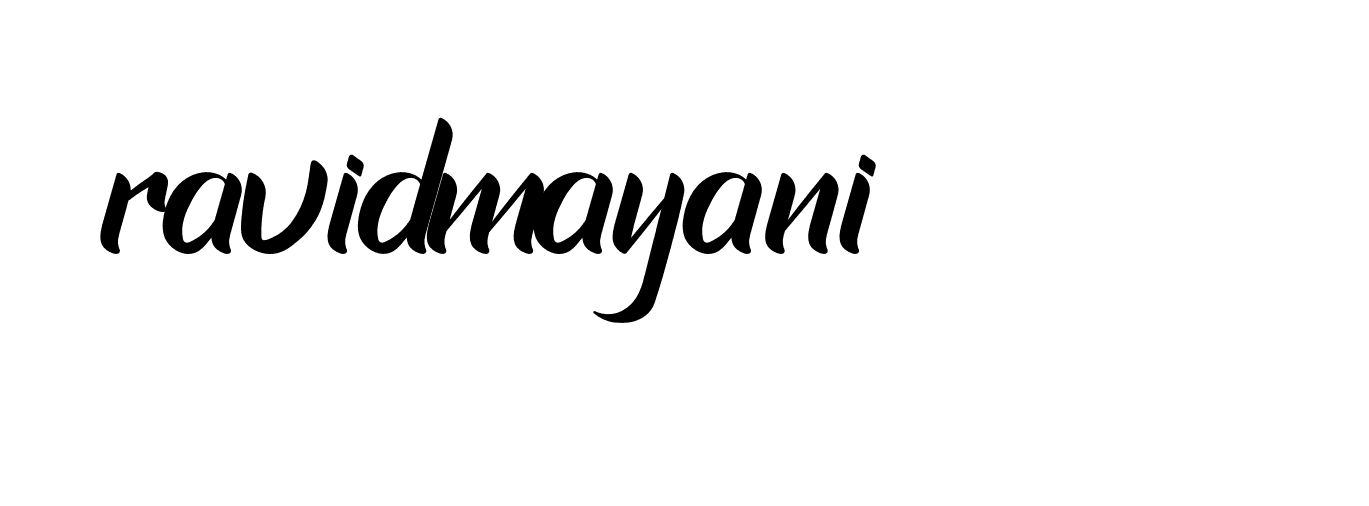 Signature of ravidmayani