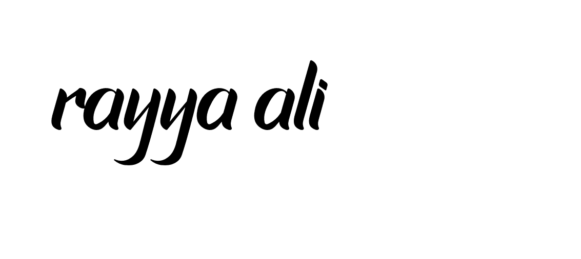 Signature of rayya-ali