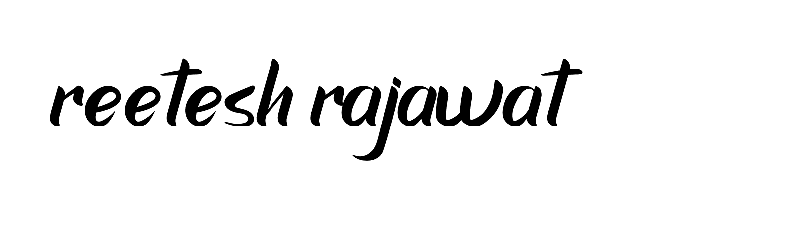 Signature of reetesh-rajawat