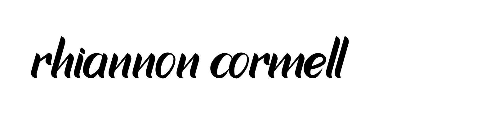 Signature of rhiannon-cormell