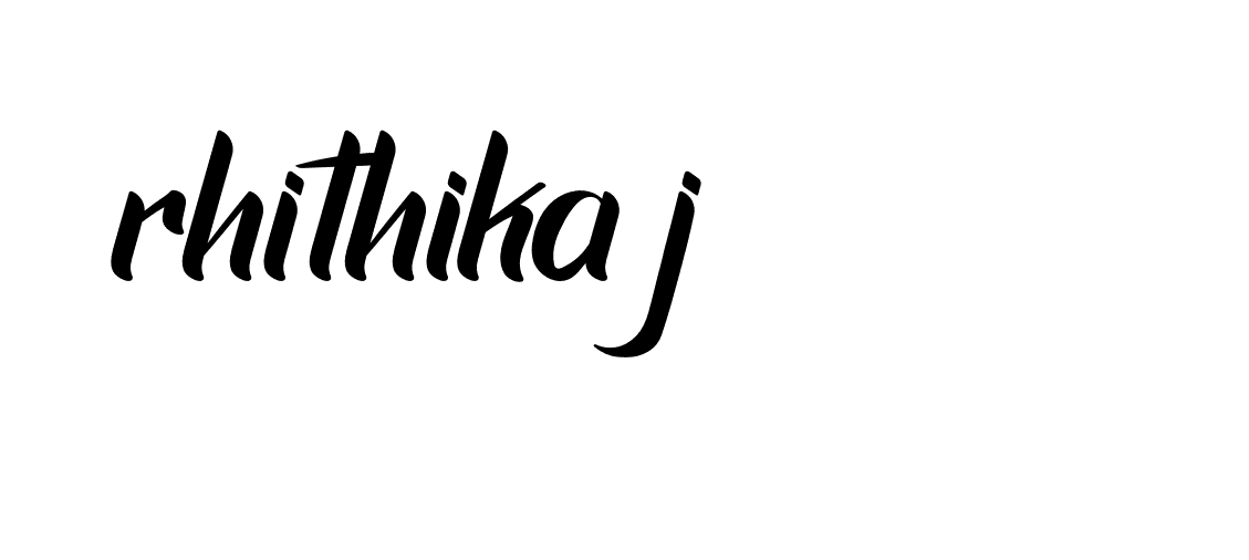 Signature of rhithika-j