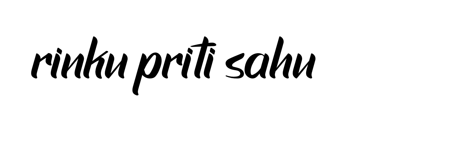 Signature of rinku-priti-sahu