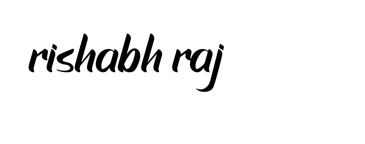 Signature of rishabh-raj