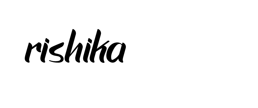 Signature of rishika-