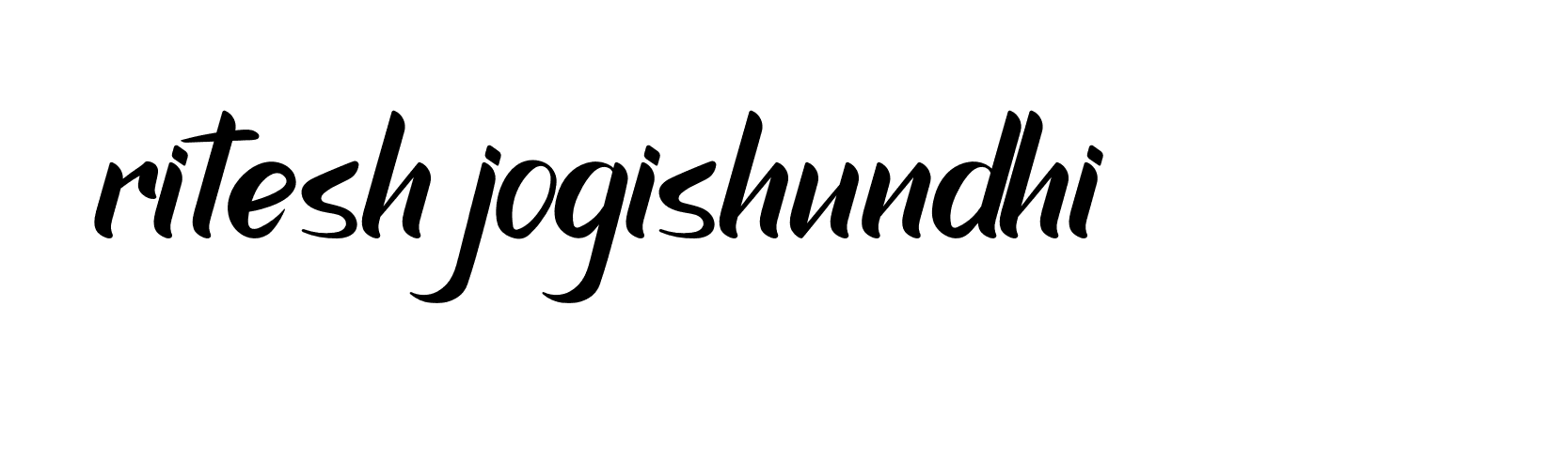 Signature of ritesh-jogishundhi