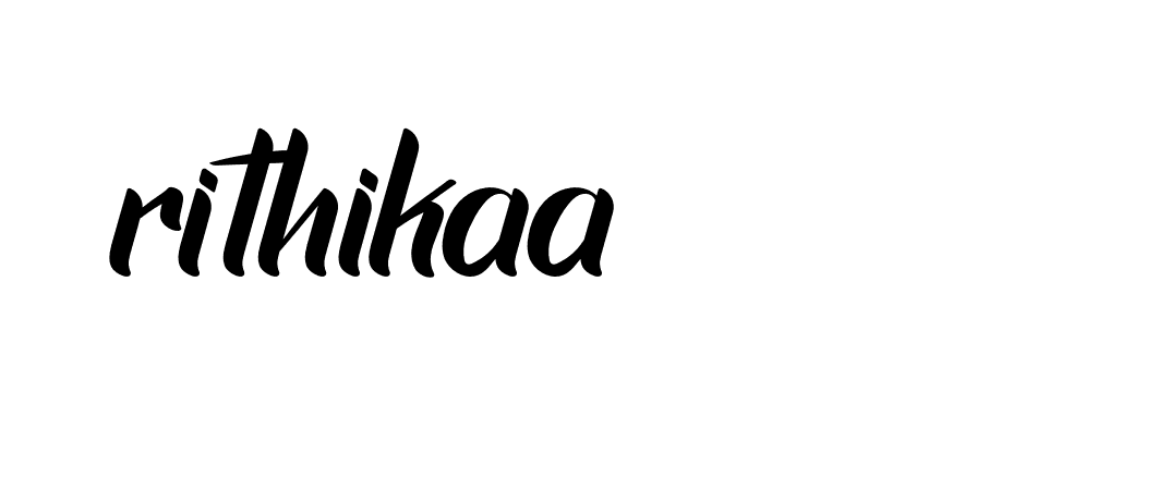 Signature of rithikaa