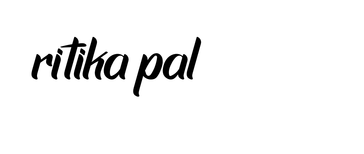 Signature of ritika-pal-