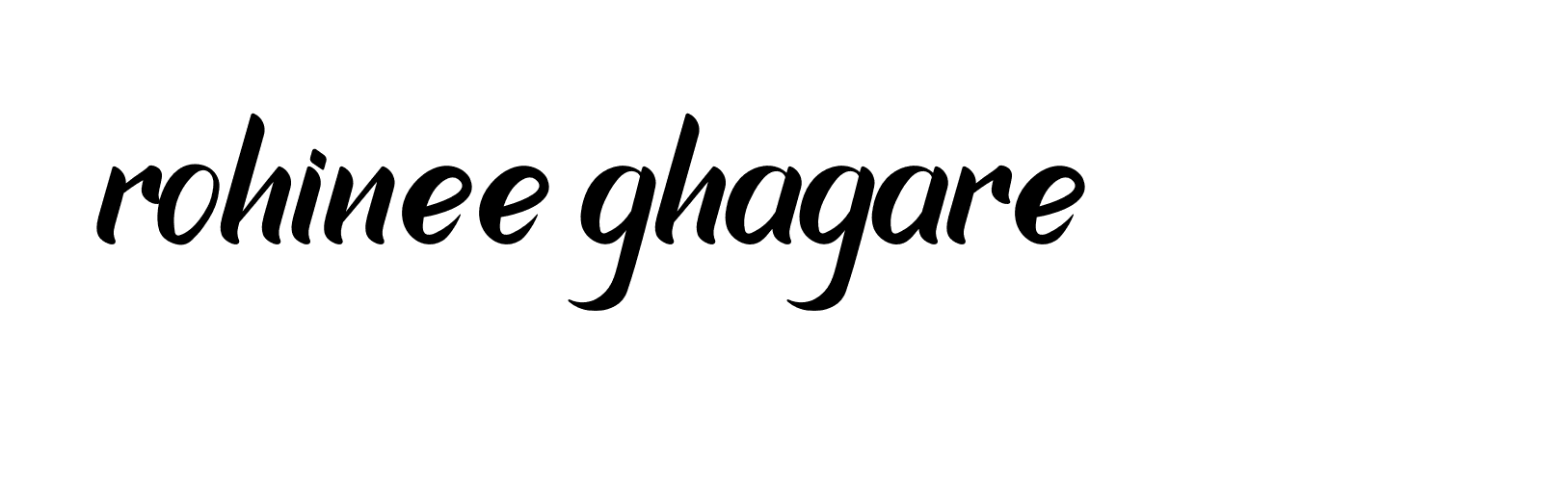 Signature of rohinee-ghagare