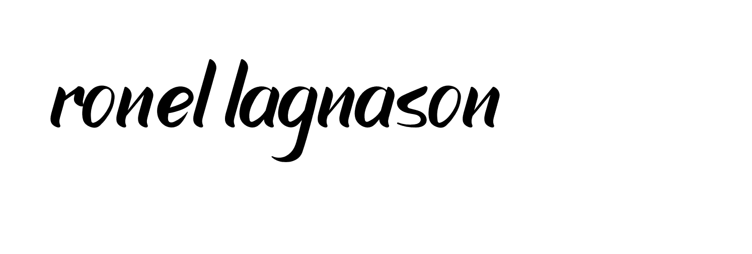 Signature of ronel-lagnason