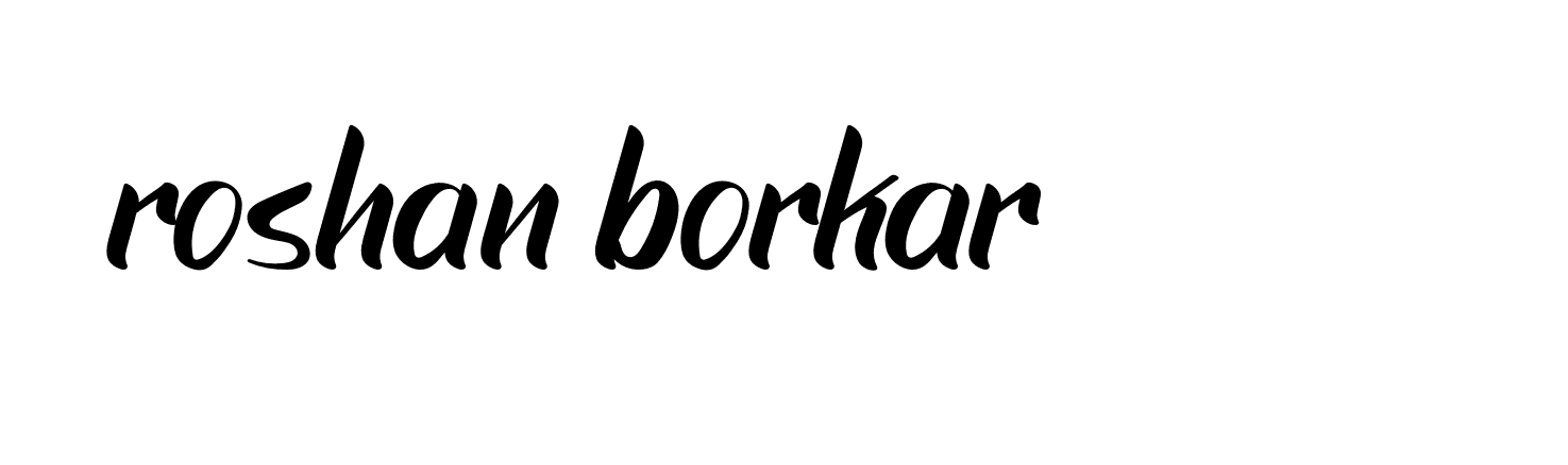 Signature of roshan-borkar