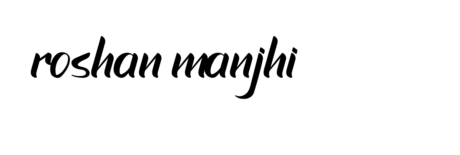 Signature of roshan-manjhi-