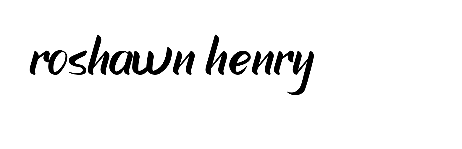 Signature of roshawn-henry