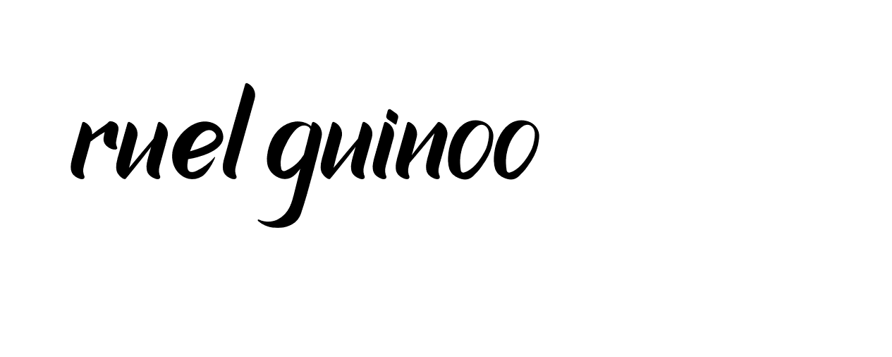 Signature of ruel-guinoo