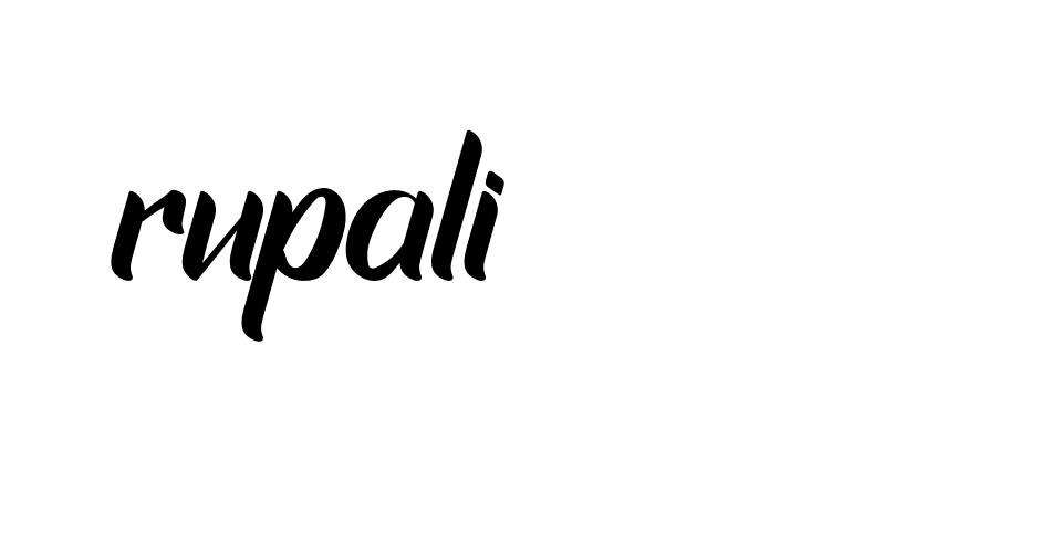 Signature of rupali