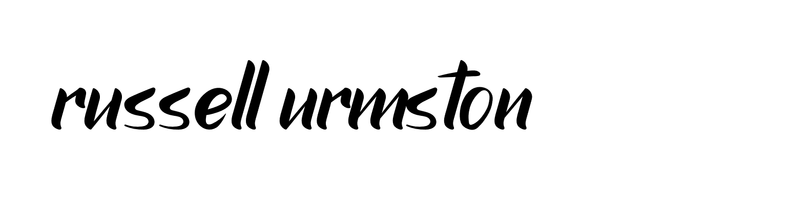 Signature of russell-urmston