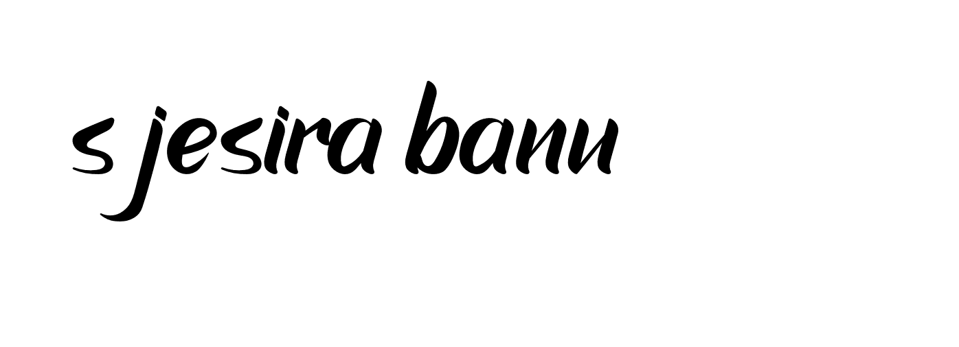 Signature of s-jesira-banu