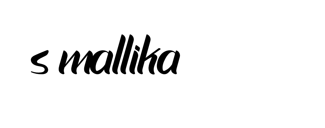 Signature of s-mallika