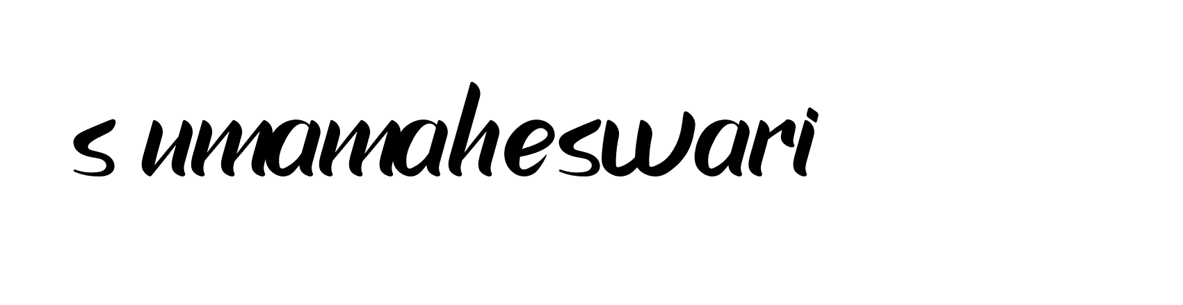 Signature of s-umamaheswari-