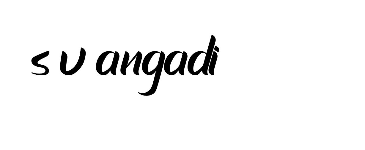 Signature of s-v-angadi